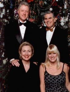 Bob Rovner with President Bill Clinton