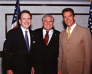 With Arnold Schwarzenegger