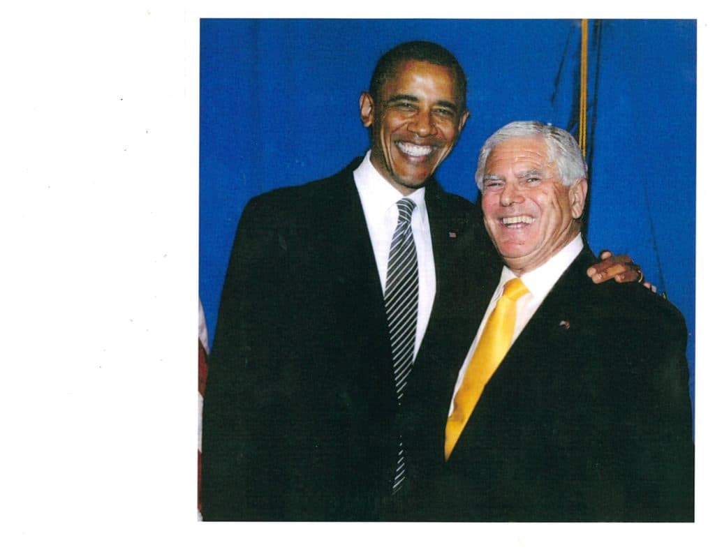FORMER STATE SENATOR BOB ROVNER TOLD BARACK OBAMA HE ENJOYED BEING A DELEGATE IN 2008 AT THE DENVER DEMOCRATIC CONVENTION AND AGAIN IN CHARLOTTE IN 2012